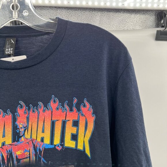 District Men's University of Illinois Alma Mater T-Shirt Navy/Multi Medium New - Picture 4 of 9